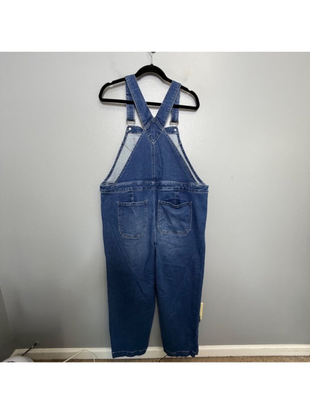 LANE BRYANT straight leg denim overalls size 18 - Picture 7 of 9